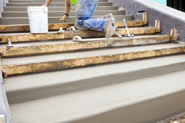 Concrete Steps Pouring in Fairhope