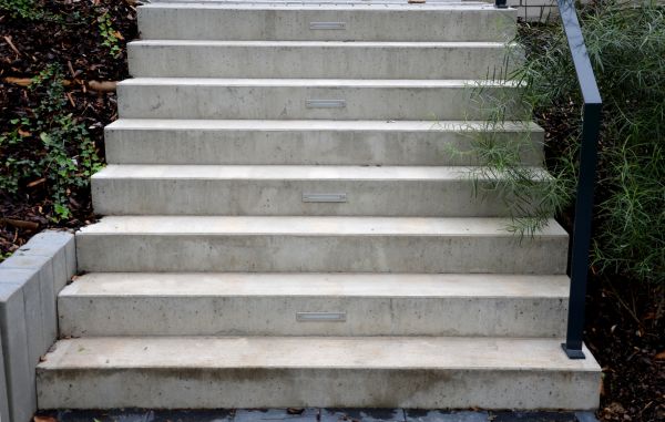 Poured Step Installation in Fairhope