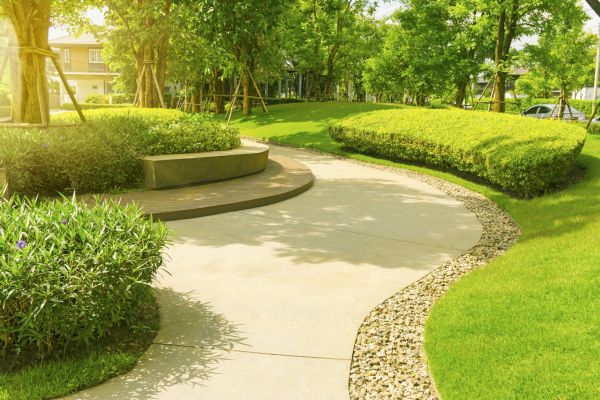 Cement Walkway Installation in Fairhope