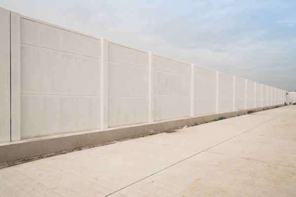 Concrete Fence Construction in Fairhope
