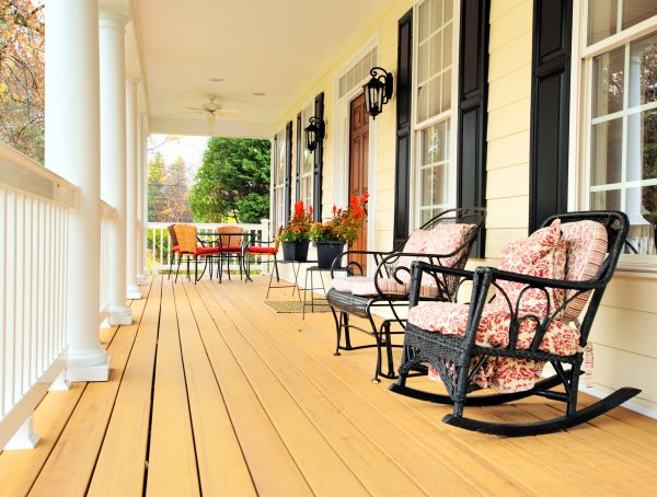 Front Porch Renovation in Fairhope