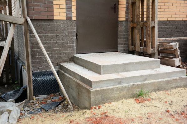 Cement Steps Construction in Fairhope