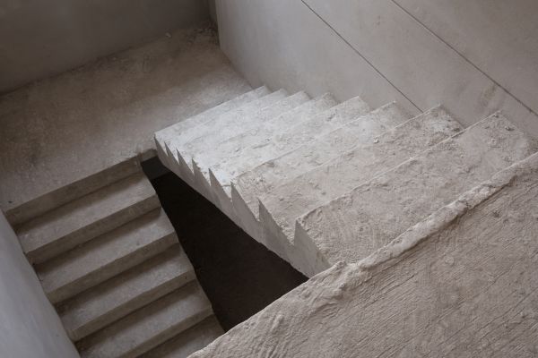 Cement Staircase Construction in Fairhope