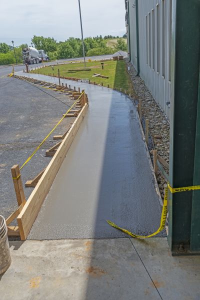 Concrete Sidewalk Paving in Fairhope