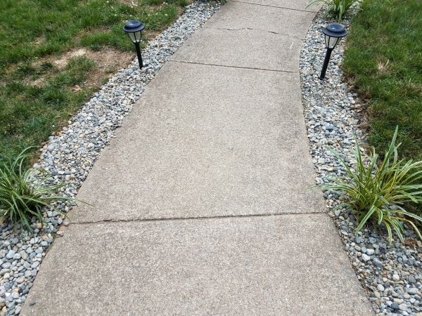 Cement Path Construction in Fairhope